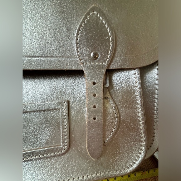 Cambridge Satchel Company silver metallic satchel. - Picture 14 of 15